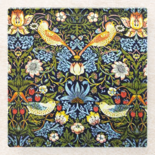 Morris - Strawberry Thief Glass Coaster