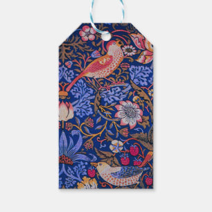 Morris Strawberry Thief Lavender Purple Rose Art Gift Tags