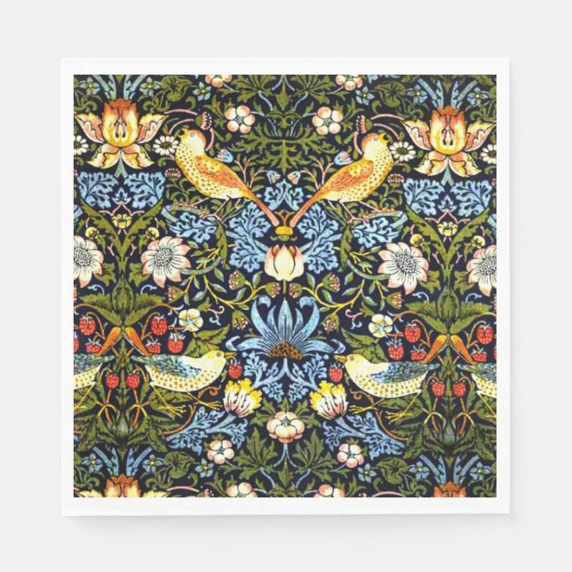 Morris - Strawberry Thief Napkin (Front)