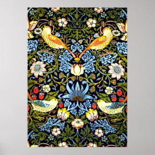 Morris - Strawberry Thief Poster