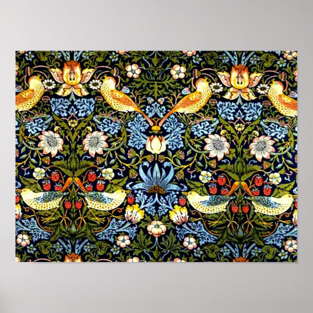 Morris - Strawberry Thief Poster (Front)