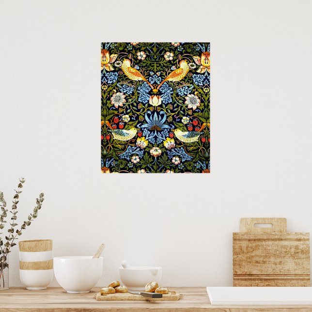 Morris - Strawberry Thief, Poster (Kitchen)