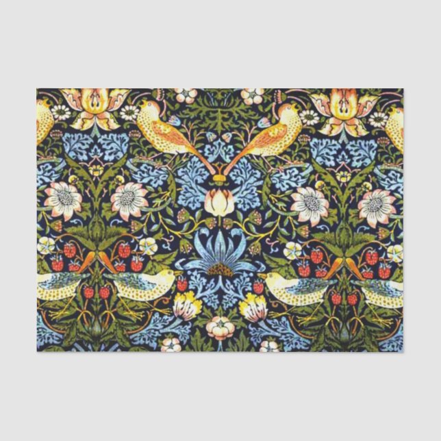 Morris - Strawberry Thief Tissue Paper (Front)