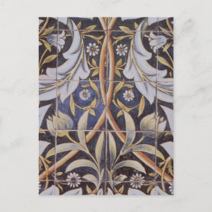 Morris tiles de Morgan Postcard