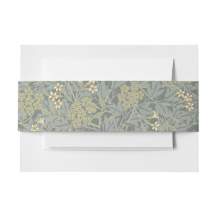 Morris Vine & Jasmine Garden Flower Classic Invitation Belly Band