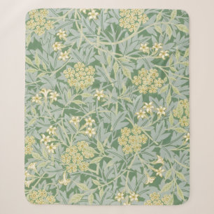 Morris Vine & Jasmine Garden Flower Classic Sherpa Blanket