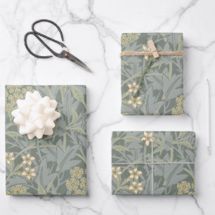 Morris Vine & Jasmine Garden Flower Classic Wrapping Paper Sheet