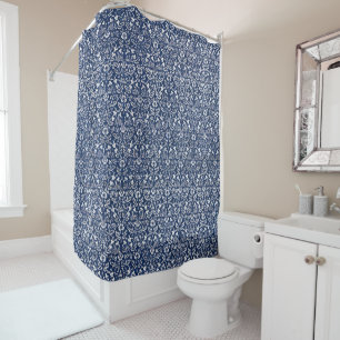 Morris Vintage 1882 Blue Background Flower Pattern