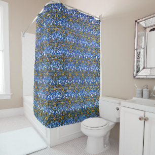Morris Vintage 1882 Blue Background Flower Pattern