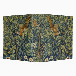 Morris Vintage Pheasant squirrel & Flower Pattern Binder