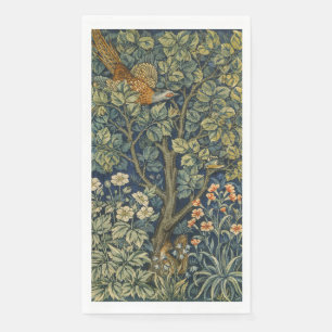 Morris Vintage Pheasant squirrel & Flower Pattern Napkin