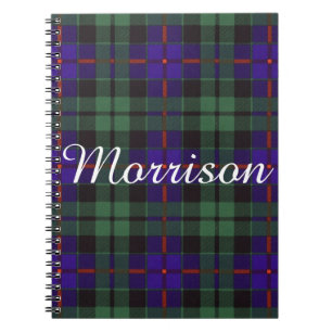 Morrison clan Plaid Scottish tartan Notebook