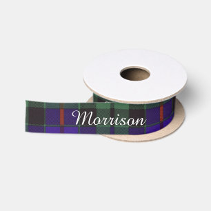 Morrison clan Plaid Scottish tartan Satin Ribbon