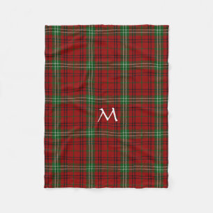 Morrison Clan Tartan Plaid Fleece Blanket