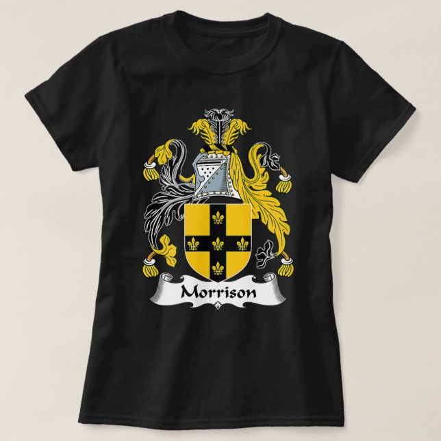 Morrison Coat of Arms  Family Crest  T-Shirt (Design Front)