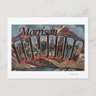 Morrison, Colorado - Large Letter Scenes Postcard