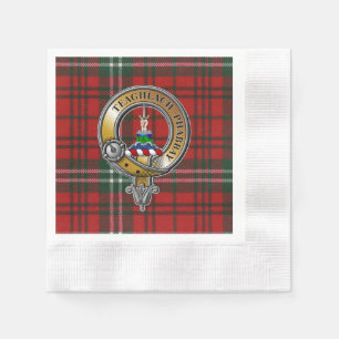 Morrison Tartan & Badge Napkin