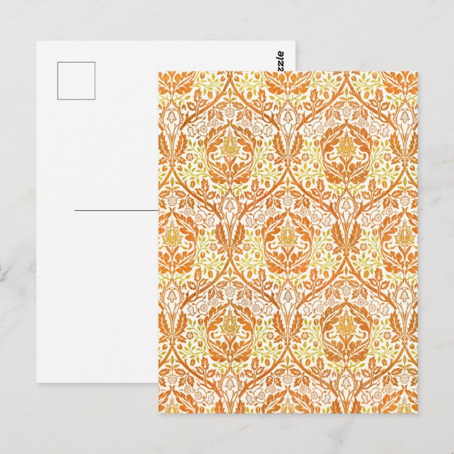 Morris's Golden Bough Foliage & Tendrils Pattern Postcard (Front/Back)