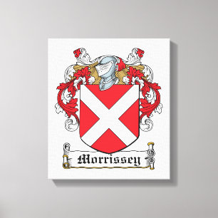 Morrissey Family Crest Canvas Print