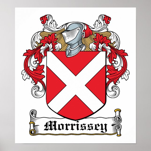 Morrissey Family Crest Poster (Front)