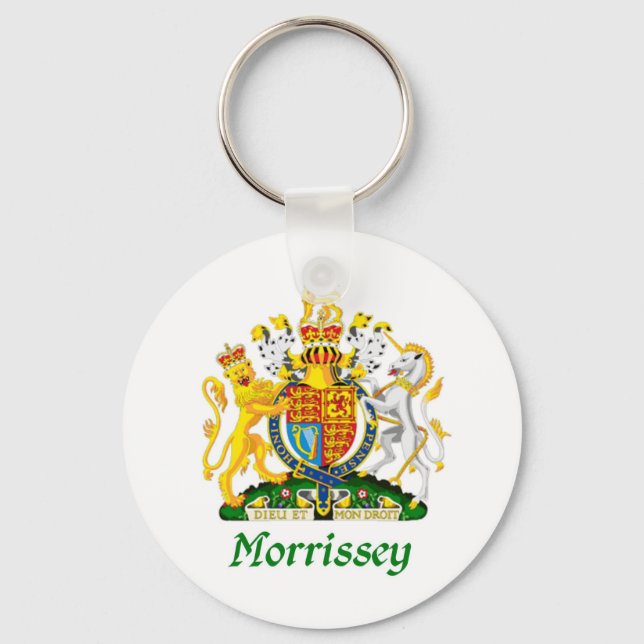 Morrissey Shield of Great Britain Keychain (Front)