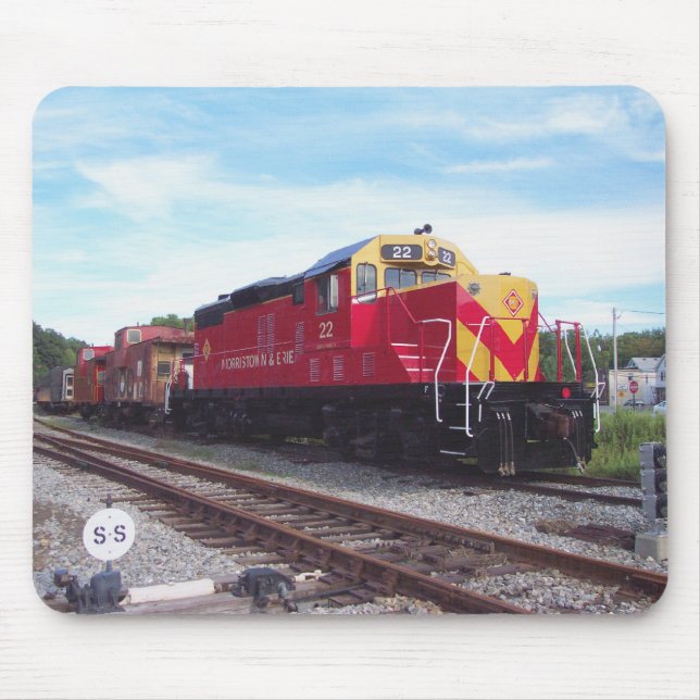 Morristown and Erie Railroad Engine # 22 Mouse Pad (Front)