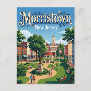 Morristown Green New Jersey Postcard