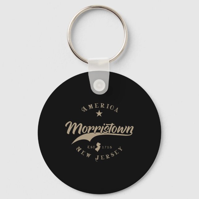 Morristown New Jersey  Keychain (Front)