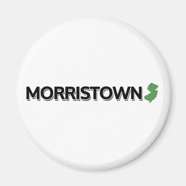 Morristown, New Jersey Magnet (Front)