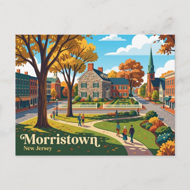 Morristown New Jersey Postcard (Front)