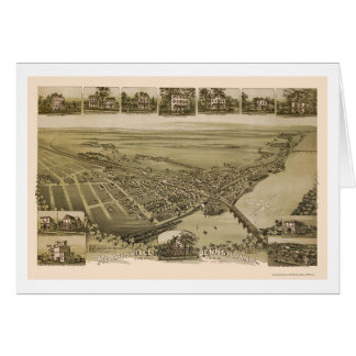 Morrisville, carte panoramique de PA - 1893