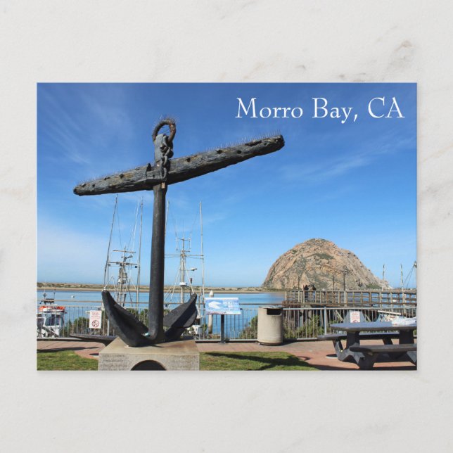 Morro Bay Anchor Postcard! Postcard (Front)