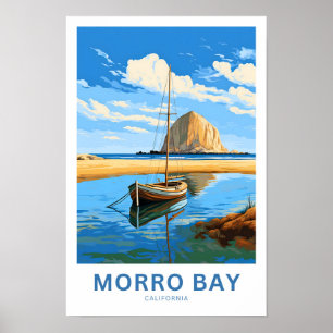 Morro Bay California Travel Print