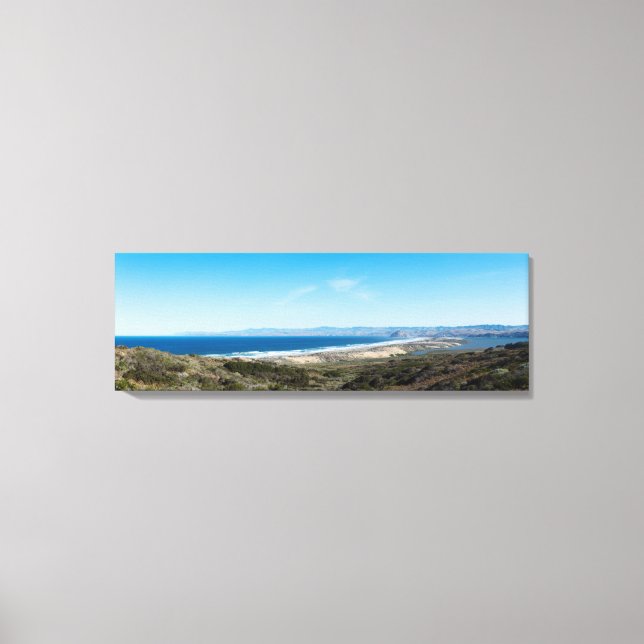 Morro Bay from Montana de Oro Canvas Print (Front)