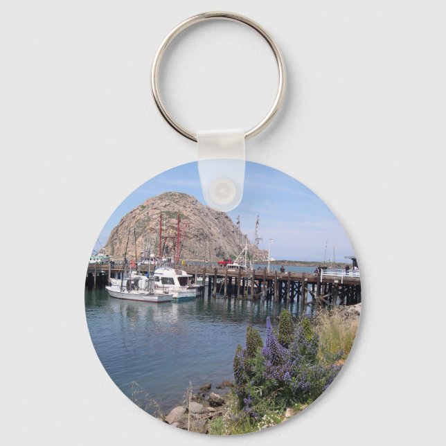 Morro Bay Photo Keychain (Front)
