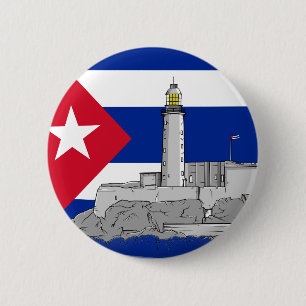 Morro Castle in Havana 2 Inch Round Button