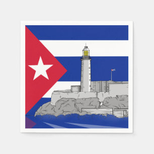 Morro Castle in Havana Napkin