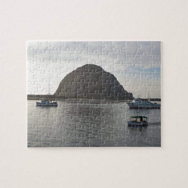Morro Rock at Morro Bay, CA Jigsaw Puzzle (Horizontal)