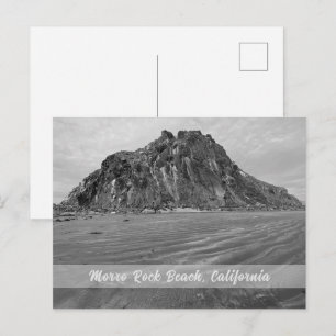 Morro Rock Beach, Morro Bay, California Postcard