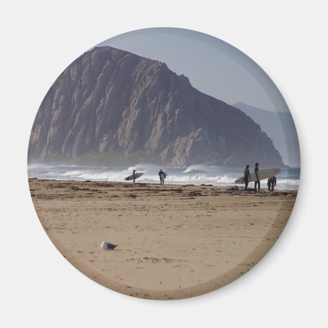 Morro Rock Beaches Surfers Magnet (Front)