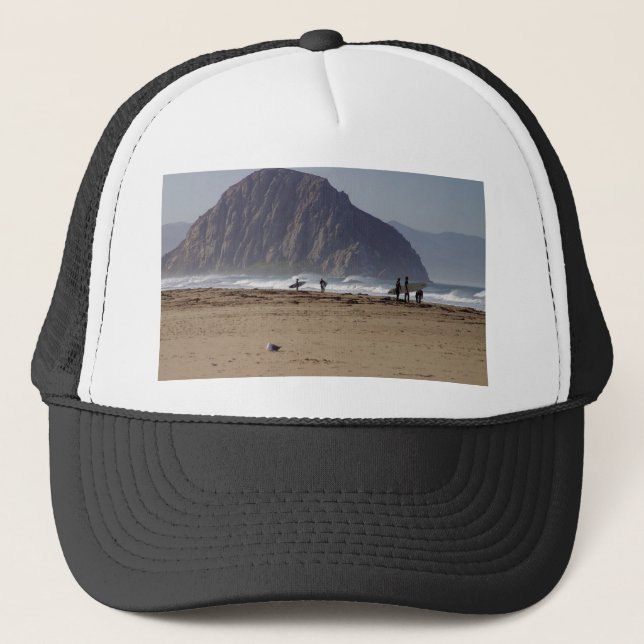 Morro Rock Beaches Surfers Trucker Hat (Front)