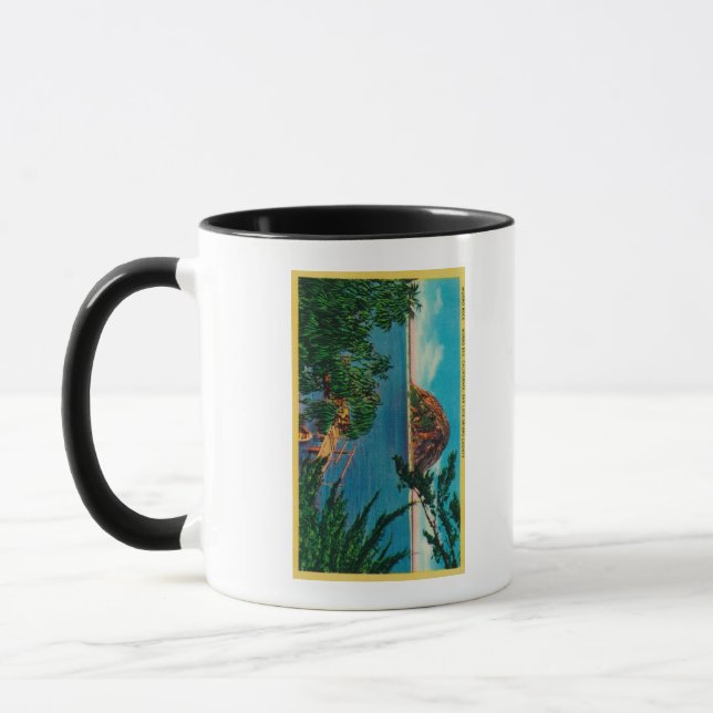 Morro Rock in San Luis Obispo County Mug (Left)