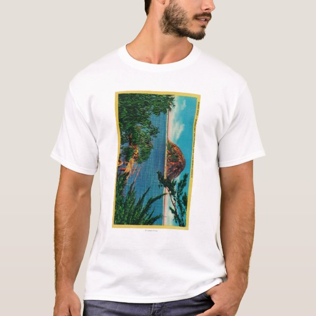 Morro Rock in San Luis Obispo County T-Shirt (Front)