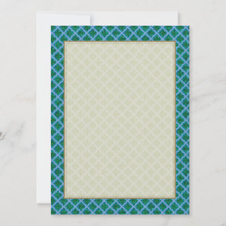 Morrocan Inspired in Blue and Green