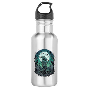 Mors Zombie Hand Skeleton Key Tombstone Ravens Hal 532 Ml Water Bottle