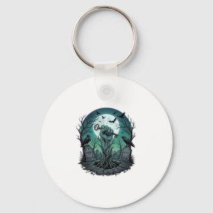 Mors Zombie Hand Skeleton Key Tombstone Ravens Hal Keychain