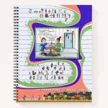 Morse Code | Absurd Wordplay Humor Spiral Notebook