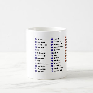 Morse Code Customizeable Mug