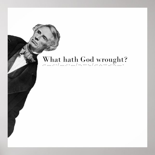 Morse Code Inspiration from History Poster (Front)