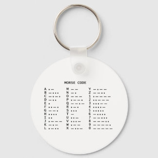 Morse Code Keychain